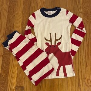 Hanna Anderson, Holiday Pajama set, Boys 8